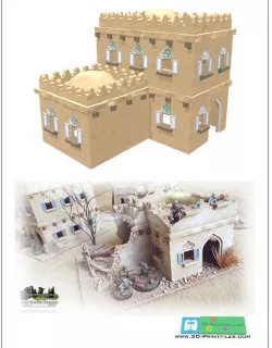 modular arabic building set 2 -stl file- 3D print model 3D print model