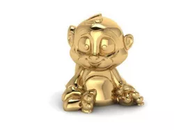 monkey 3D print model