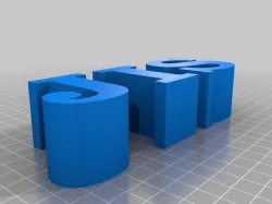 My Customized 3 Letters in a Row