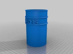 My Customized Cup sleeve  with text and icons