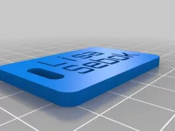 My Customized Customizer Version of luggage label