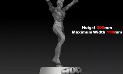 OFFER  Rocky Balboa-Silvester Stallone For The Print 3D Stl V7-2 3D print model