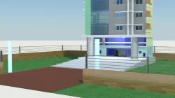 Office commercial residential Building outlook model 3D print model