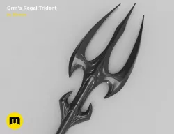 Orm Regal Trident Aquaman 3D print model