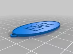 Oval Key Chain - EMA