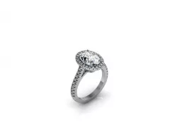 OVAL rosetta ring-  2parts 3D print model