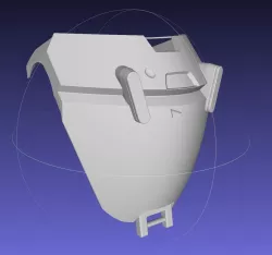Overwatch Brigitte Chest Armor Pieces 3D print model