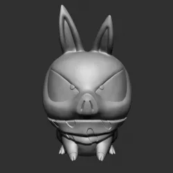 P Chan Fan Art  3D print model
