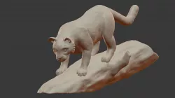 Panther 3D print model