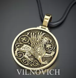 pendant Gryphon 3D print model