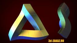 3D Printed Penrose Triangle 