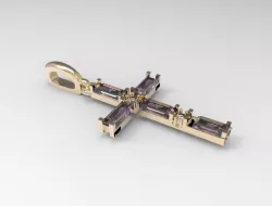 Perdant cross immissa STL 3D print model