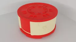PillBox with seperated compartments for 7 Days  3D print model