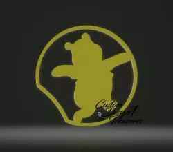 Pooh 3D Mouse Ear 3D print model