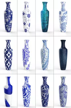 Porcelain Vase 3D model