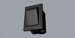  POWER BUTTON Switch 3D model 3D print model