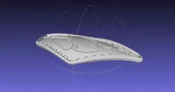 Printable Patterned Shoulder Armor 3D print model