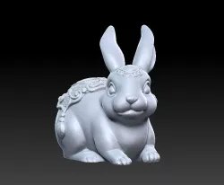 Rabbit 3D print model