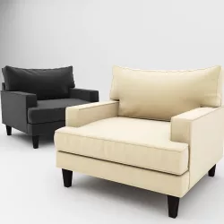 Ramey armchair 3D model