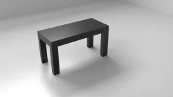 Rectangle Desk 4 3D model