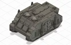 Rhino Deimos patter transport 3D print model