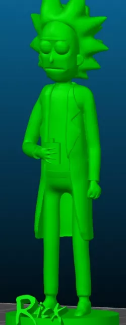 Rick serial Rick and Morty 3D print model