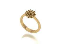ring daisy design 3D print model