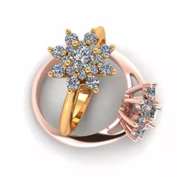 Ring flower 3D print model