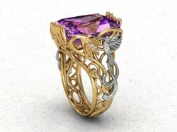 ring Hummingbird 3D print model