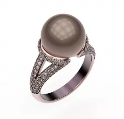 Ring Pearl Hugs 3D print model