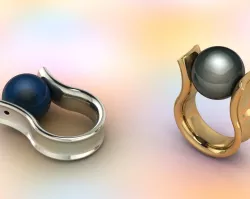 Ring sphere 3D print model