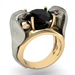  ring two snakes     3D print model