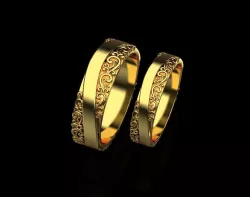 Rings 1777 3D print model