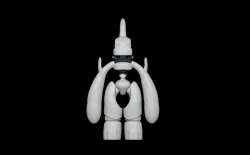 Robot Keychain 3D print model