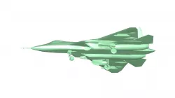 Russian Su-57 Fighter 3D print model