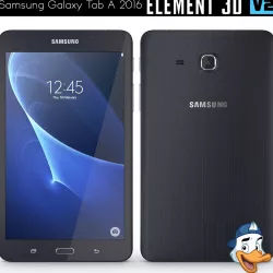Samsung Galaxy Tab A 2016 for Element 3D 3D model