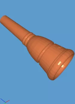 Schaller 1-S Trombone Mouthpiece 3D print model