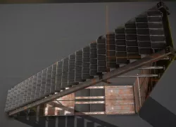 Sci-Fi Stairs Collection Rusty and Basic Version Low-poly  3D model
