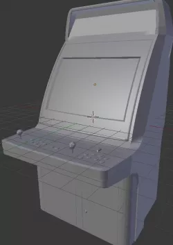 Sega Astro City arcade cabinet 3D print model