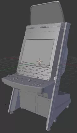 Sega New Net City arcade cabinet 3D print model