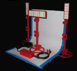 SET - Infinite Seamless White Backdrop And LED Light - RCA 3D print model
