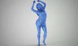 Short Dress Up 3D print model