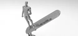 Silver Surfer Statue  3D print model