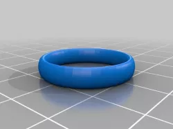 Size 8.75 Wedding Band