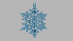 Free STL file Simple Snowflake Decorations ❄️・3D print object