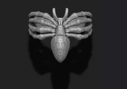 Spider ring 3D print model