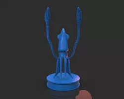 Squid 3D print model