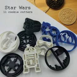 Star Wars Cookie cutters 3D print model