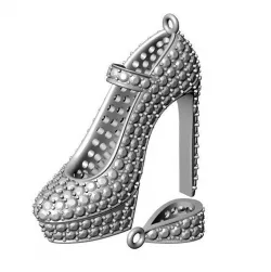 Stiletto Women Shoe  3D print model