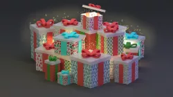 Surprise Box Low-poly  3D model